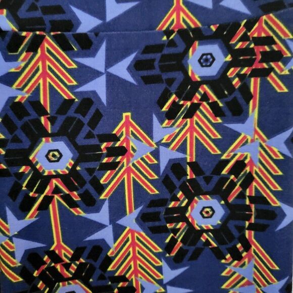 LuLaRoe Blue Arrow Leggings - Picture 3 of 5